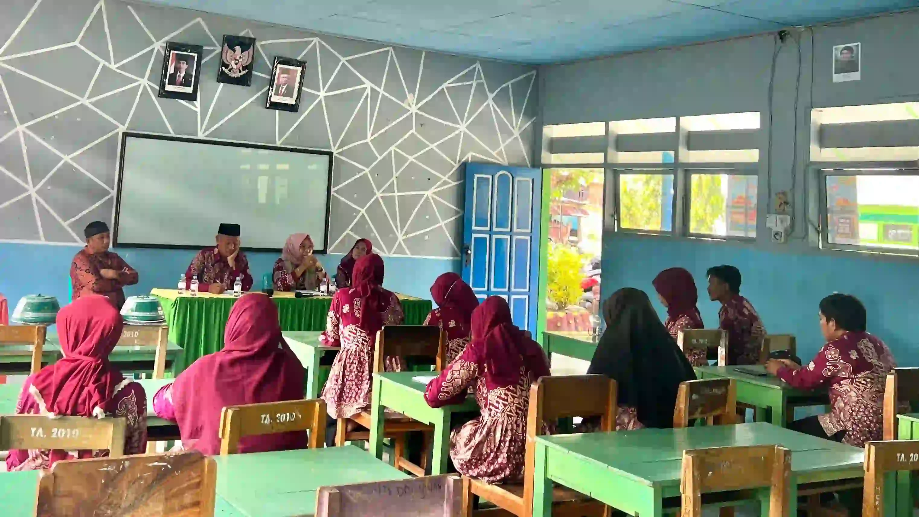 Rapat Persiapan Pelaksanaan Sumatif Akhir Semester II Tahun Pelajaran 2024/2025 MTS DDI Ujung